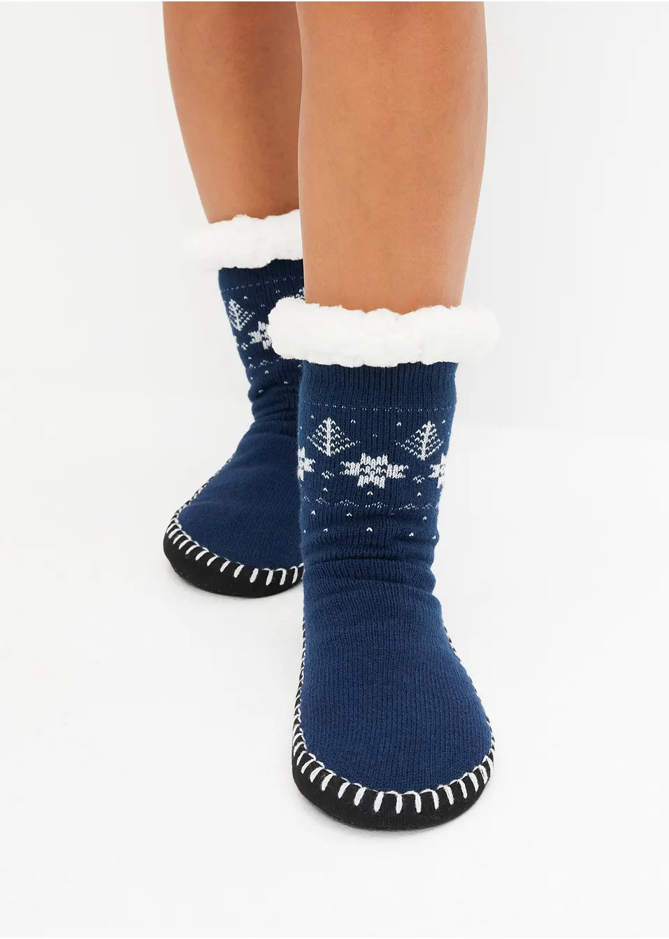 Κάλτσες με γουνάκι-bpc bonprix collection