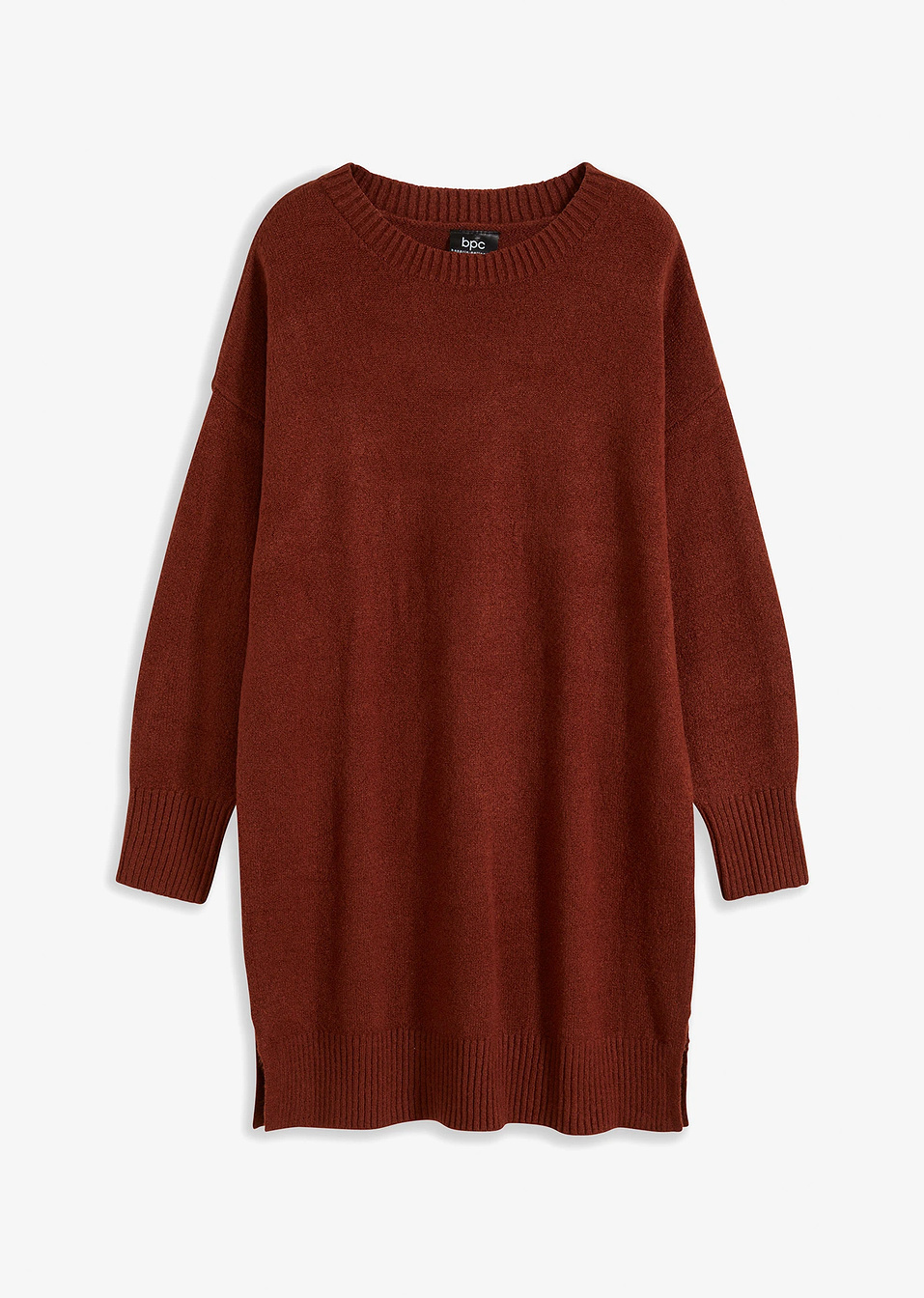 Πλεκτό φόρεμα-Καφέ του μαονιού-bpc bonprix collection