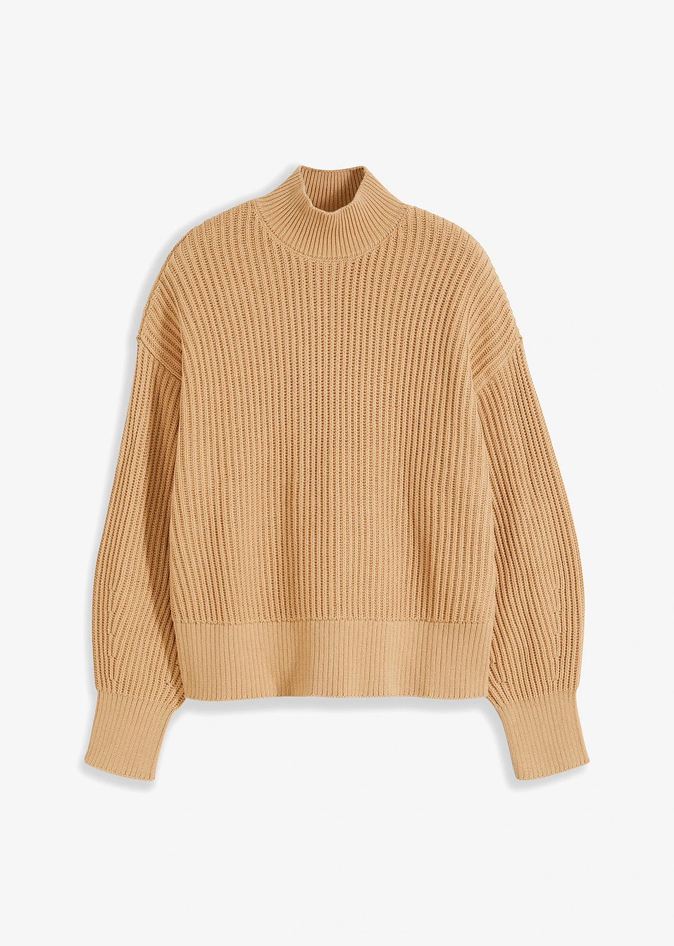 Πουλόβερ από καθαρό βαμβάκι-Καπουτσίνο-bpc bonprix collection