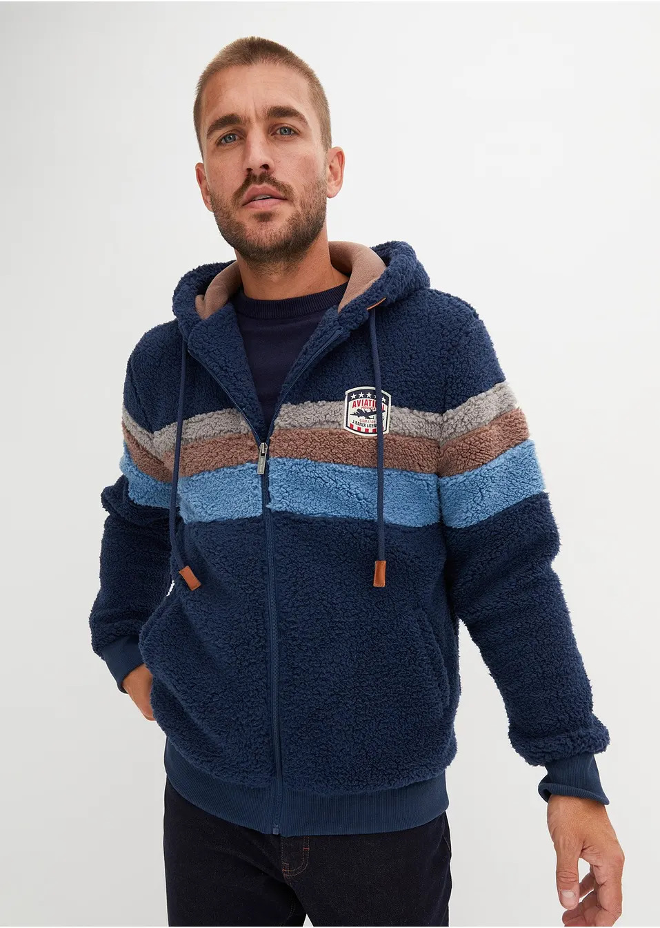 Ζακέτα φλις teddy-John Baner JEANSWEAR