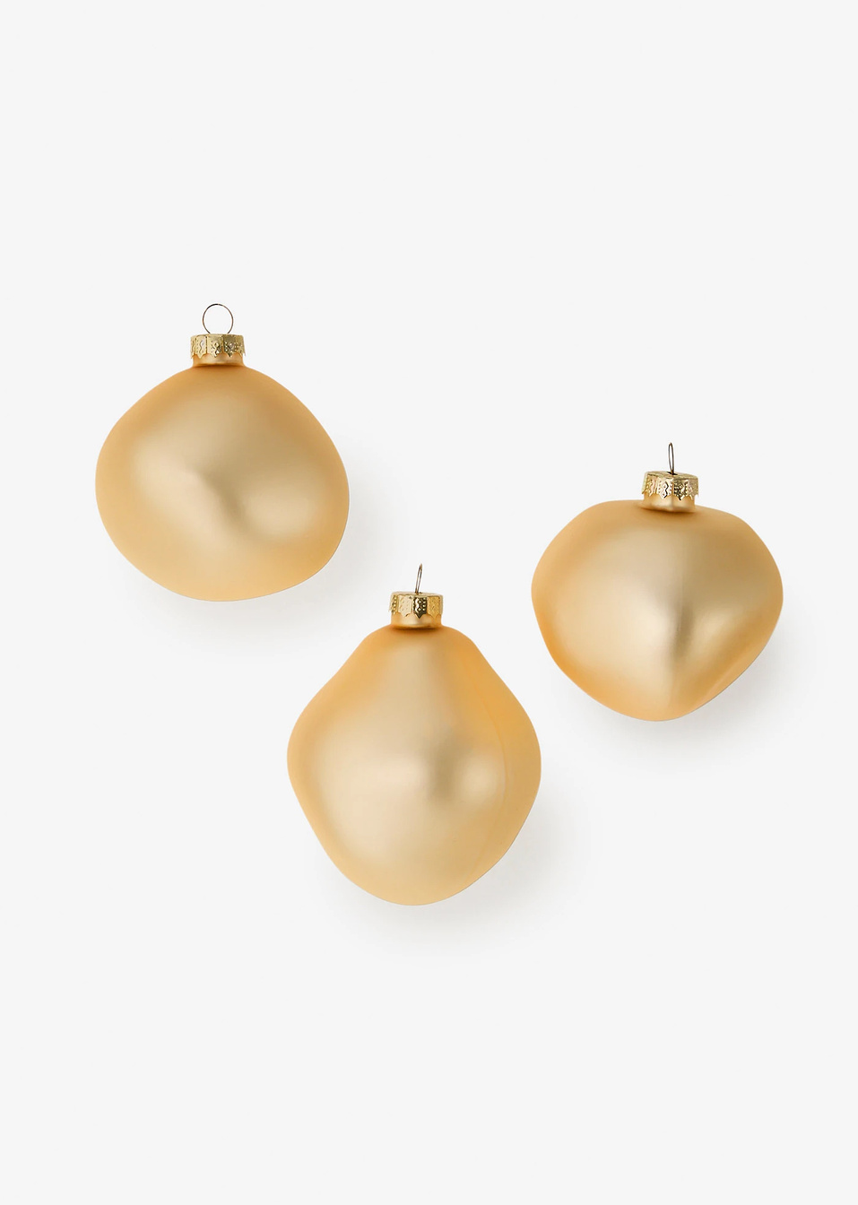 Коледни играчки за елха (опаковка с 3 бр.)-Шампанско-bpc living bonprix collection