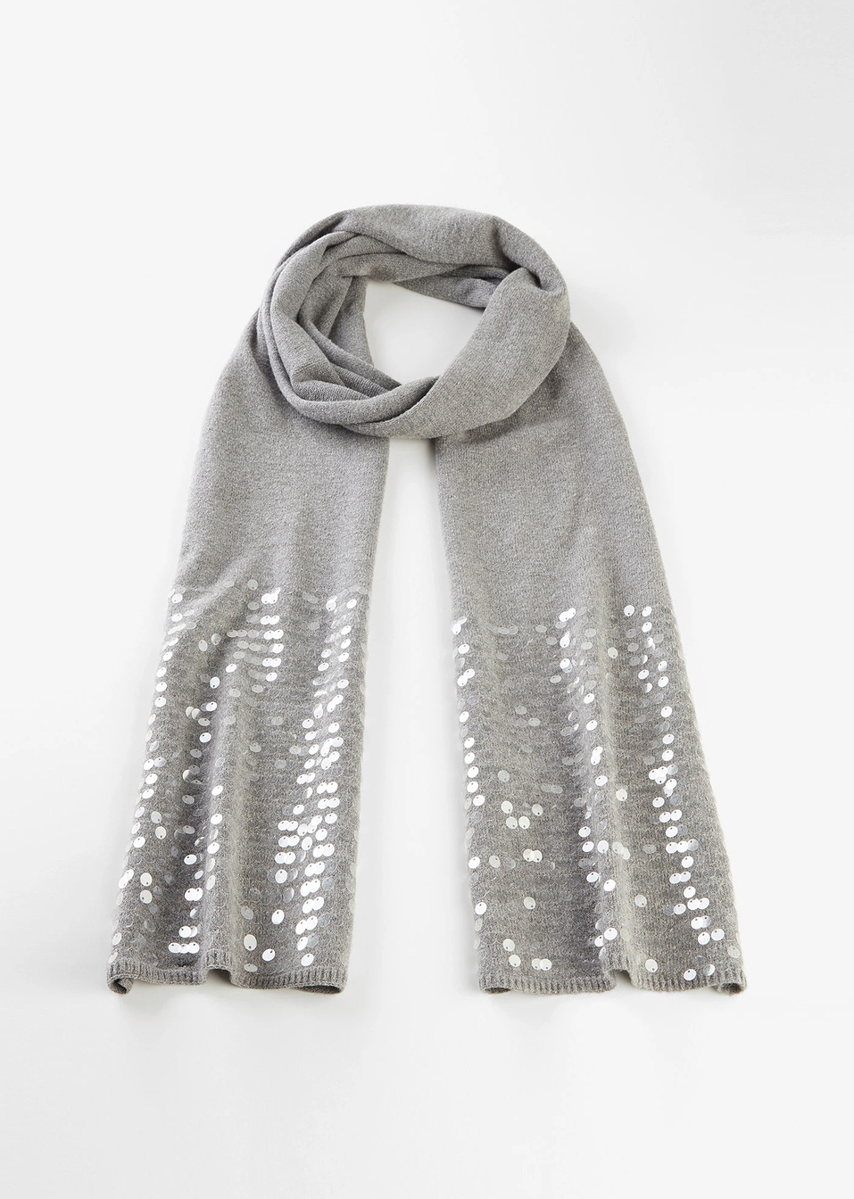 Κασκόλ-Γκρι μελανζέ-bpc bonprix collection