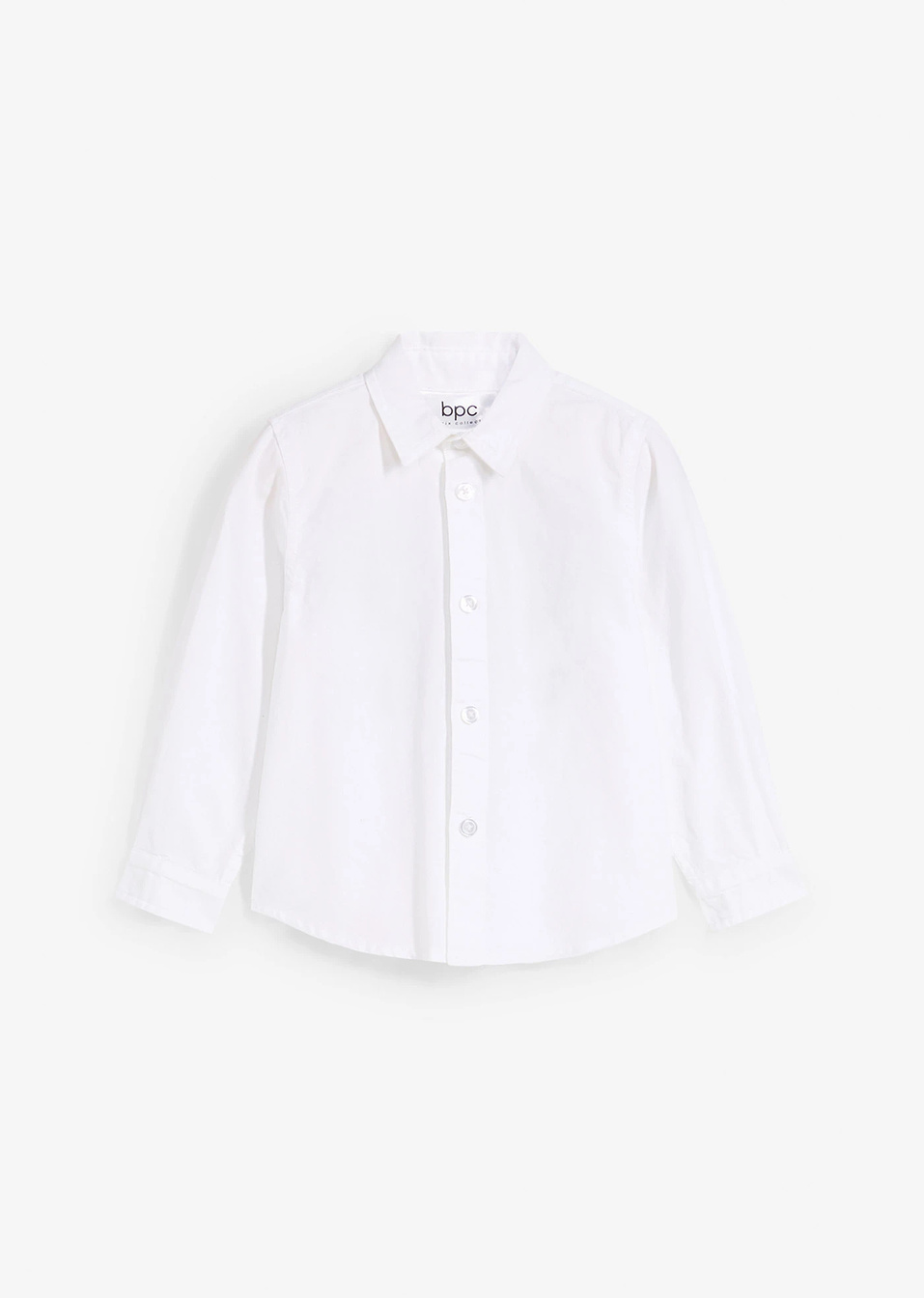 Μακρυμάνικο πουκάμισο με χριστουγεννιάτικο μοτίβο-Λευκό-bpc bonprix collection