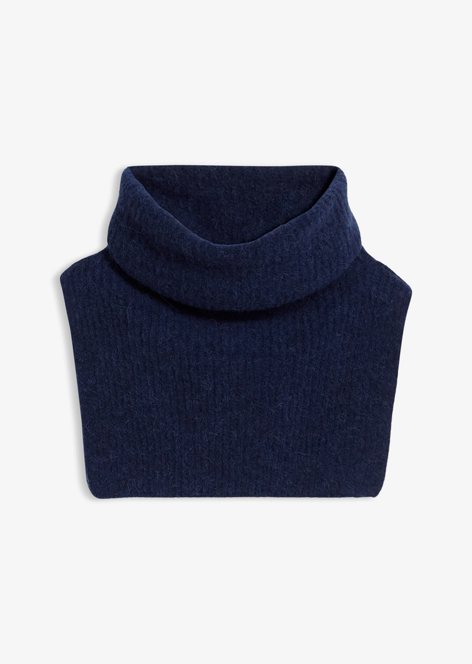 Λαιμός με αλπακά-Μπλε σκούρο-bonprix PREMIUM