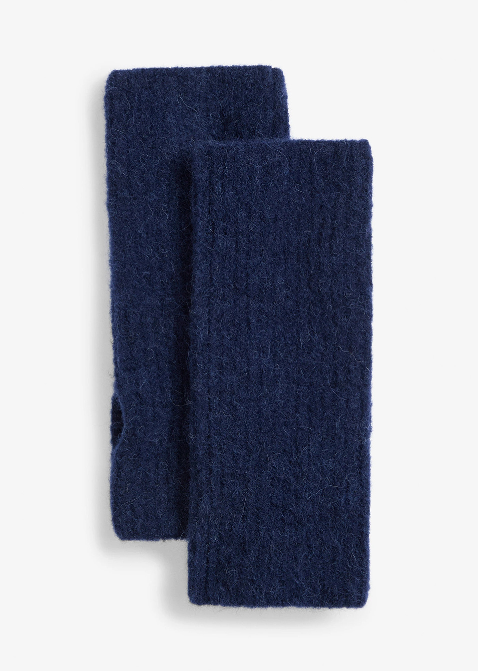 Гети за ръце от смесена вълна с алпака-Тъмно синьо-bonprix PREMIUM