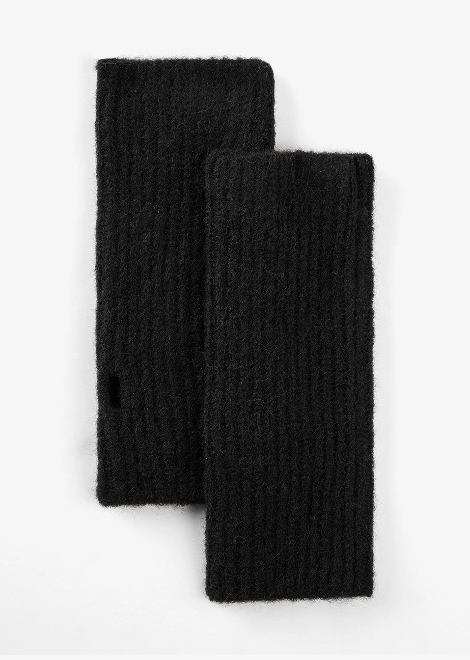 Гети за ръце от смесена вълна с алпака-Черно-bonprix PREMIUM