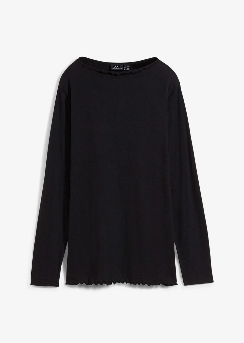 Μακρυμάνικη μπλούζα-Μαύρο-bpc bonprix collection