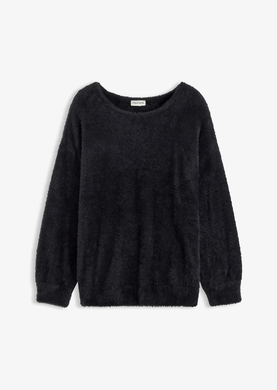 Πουλόβερ oversized-Μαύρο-RAINBOW