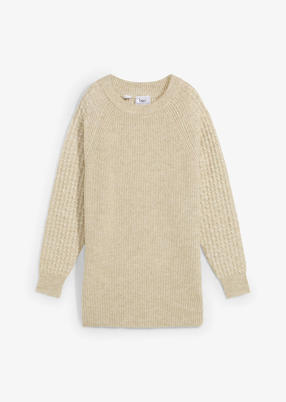 Ζεστό πουλόβερ εγκυμοσύνης και θηλασμού-Χακί σκούρο-bpc bonprix collection