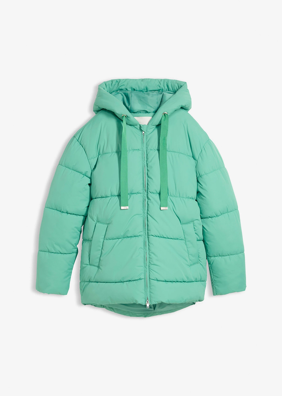 Μπουφάν oversized με επένδυση-Πράσινο περλέ-bpc bonprix collection