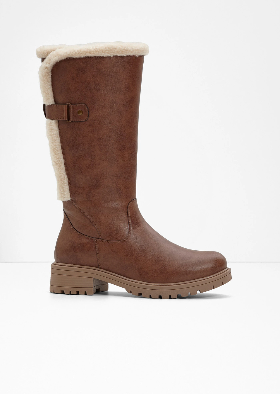 Μπότες-Καφέ σκούρο-bpc bonprix collection