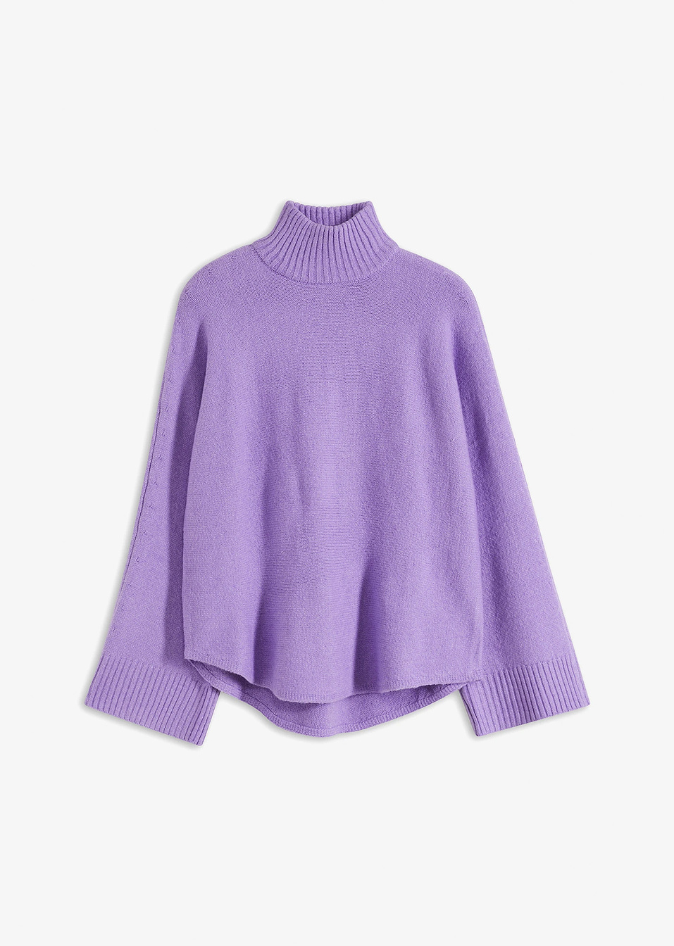 Πουλόβερ με ίσιο λαιμό-Λιλά ανοιχτό-bpc bonprix collection