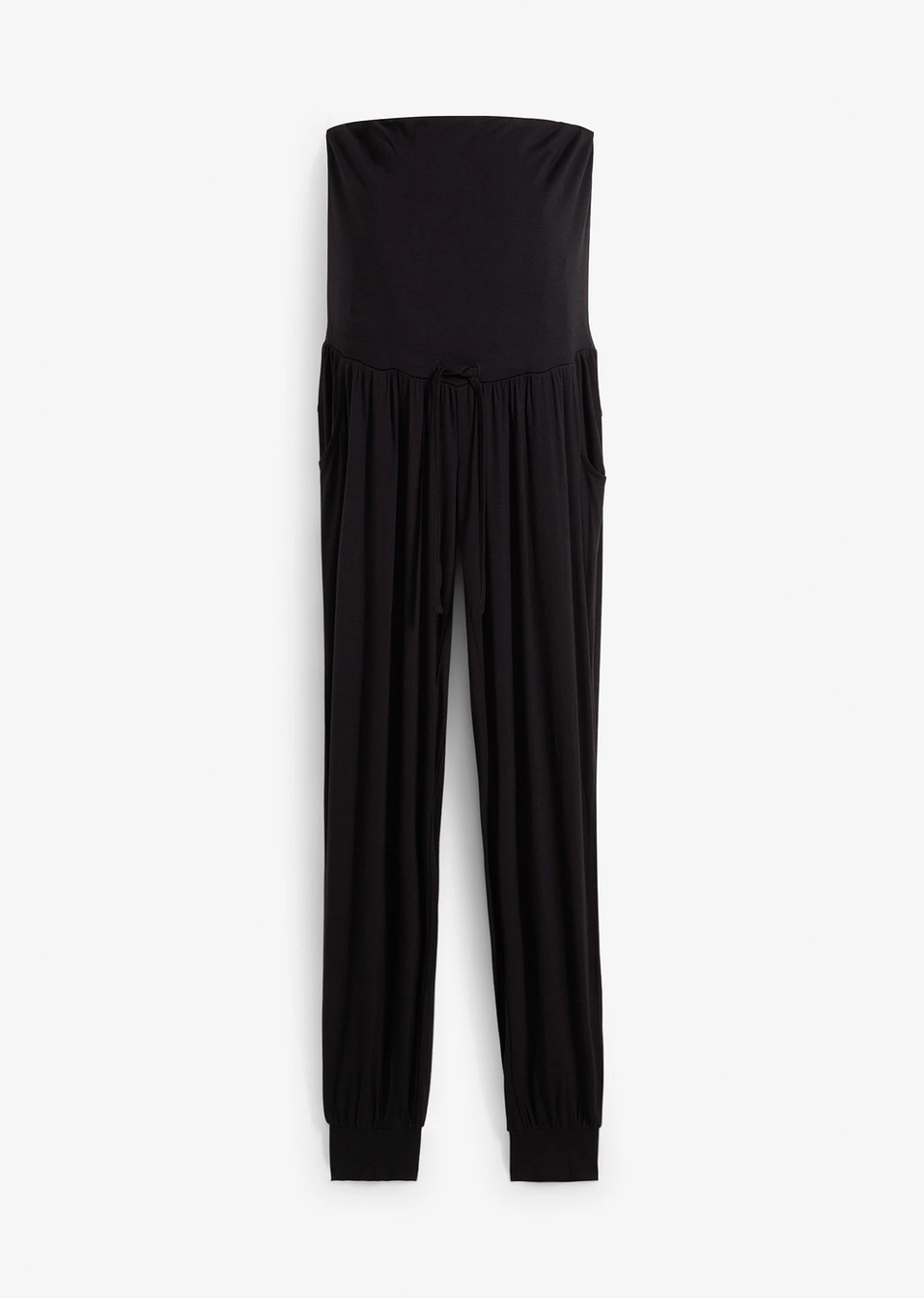 Παντελόνι εγκυμοσύνης loungewear-Μαύρο-bonprix