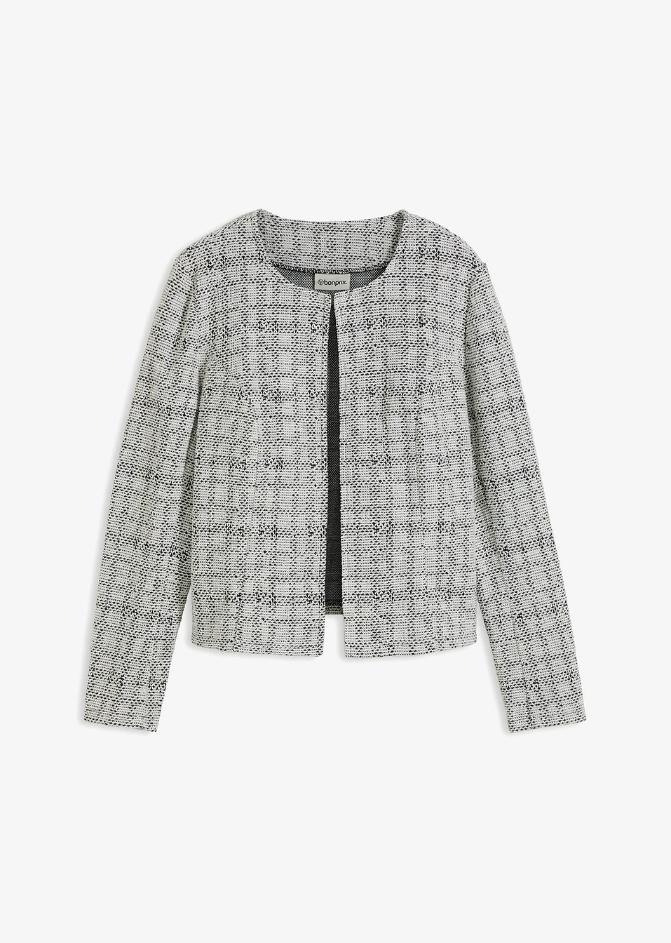 Ζακέτα-Μαύρο/Λευκό κρεμ-bonprix