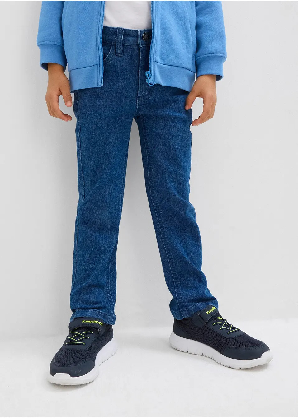 Ελαστικό τζιν slim fit, straight-bonprix