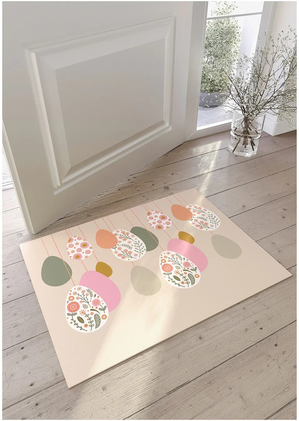 Χαλάκι εισόδου με πασχαλινό μοτίβο-bonprix