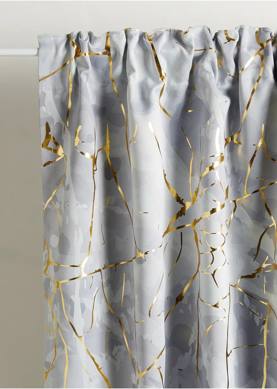 Κουρτίνα συσκότισης με γυαλιστερό μοτίβο (μονή συσκευασία)-bonprix