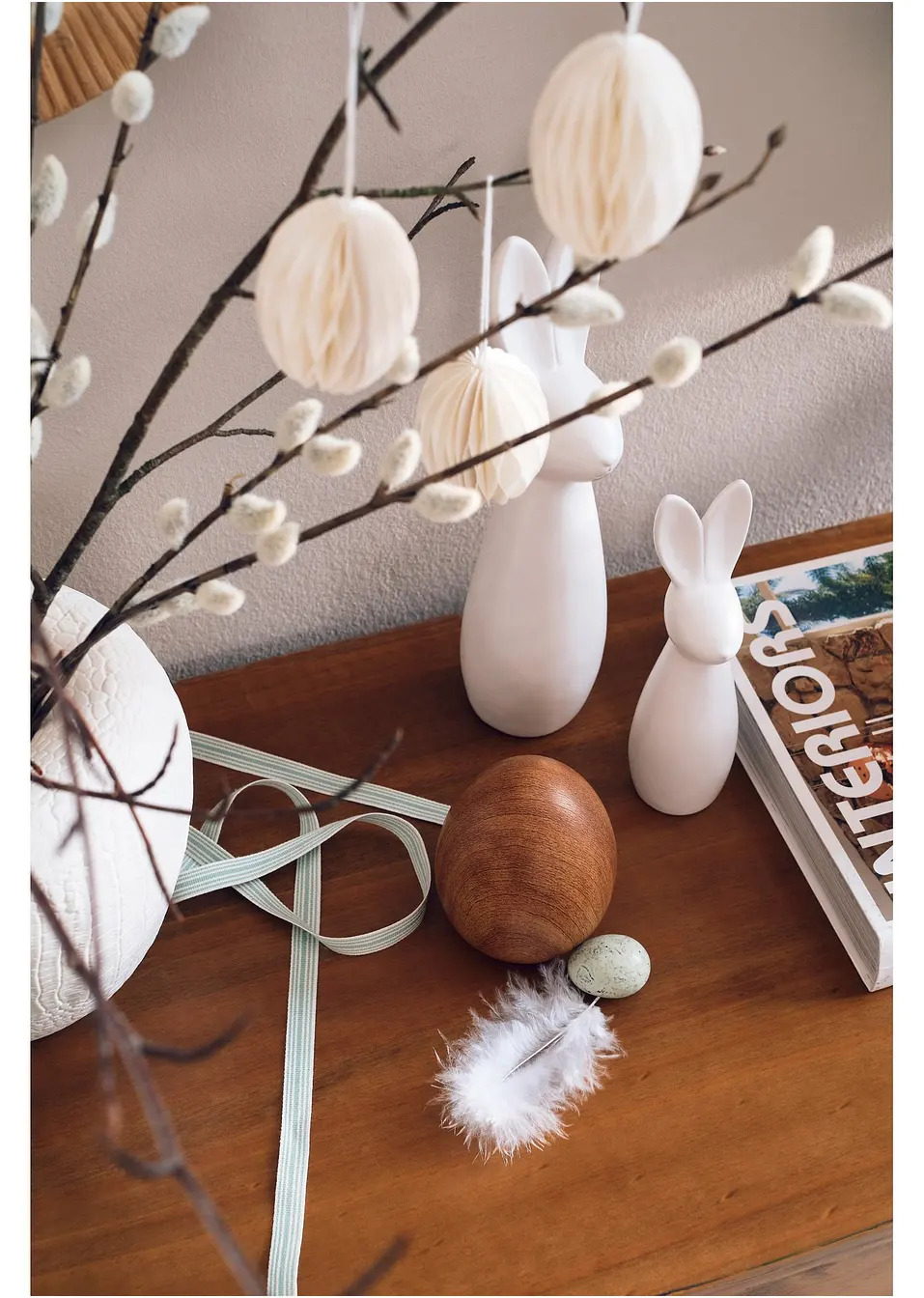 Κρεμαστό χάρτινο αυγό (συσκευασία των 6)-bonprix