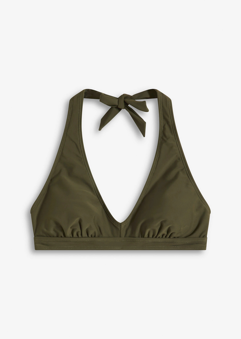 Σουτιέν για μπικίνι που δένεται στον αυχένα-Πράσινο λαδί σκούρο-bonprix
