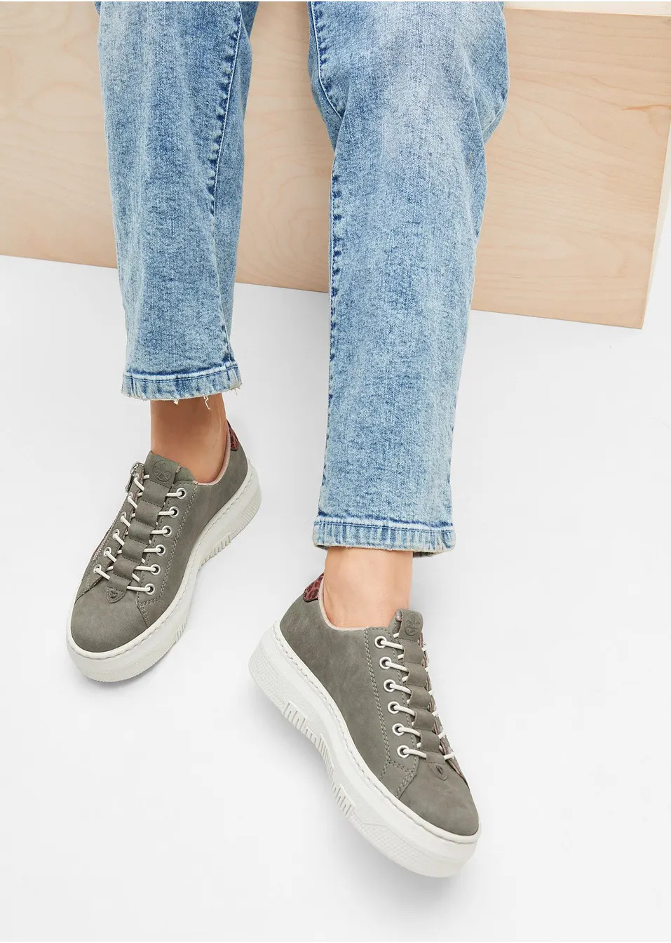 Sneakers Rieker με πλατφόρμα-Rieker