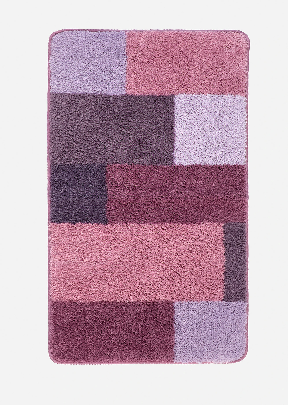 Πατάκι μπάνιου με επεξεργασία tufting σε παστέλ χρώματα-Ροζ-bonprix