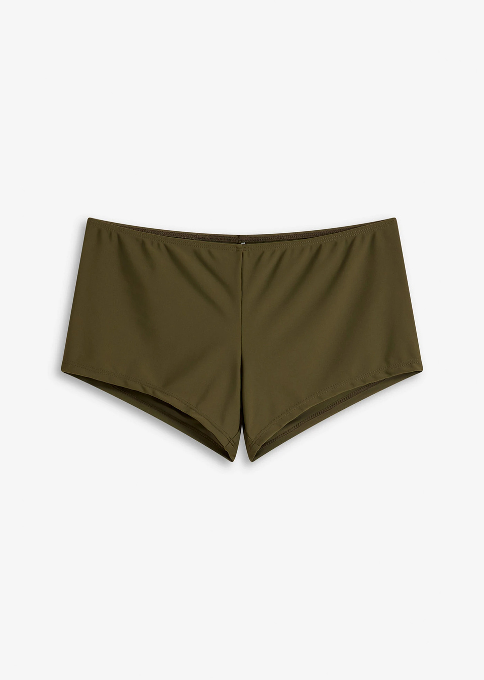 Ψηλόμεσο σλιπ για μπικίνι-Πράσινο λαδί σκούρο-bonprix