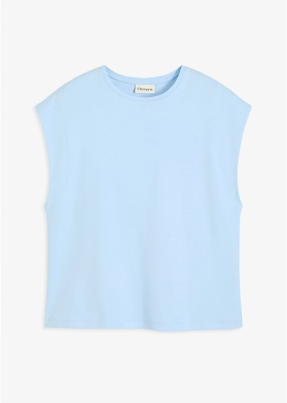 Μπλούζα από καθαρό βιολογικό βαμβάκι-Γαλάζιο-bonprix