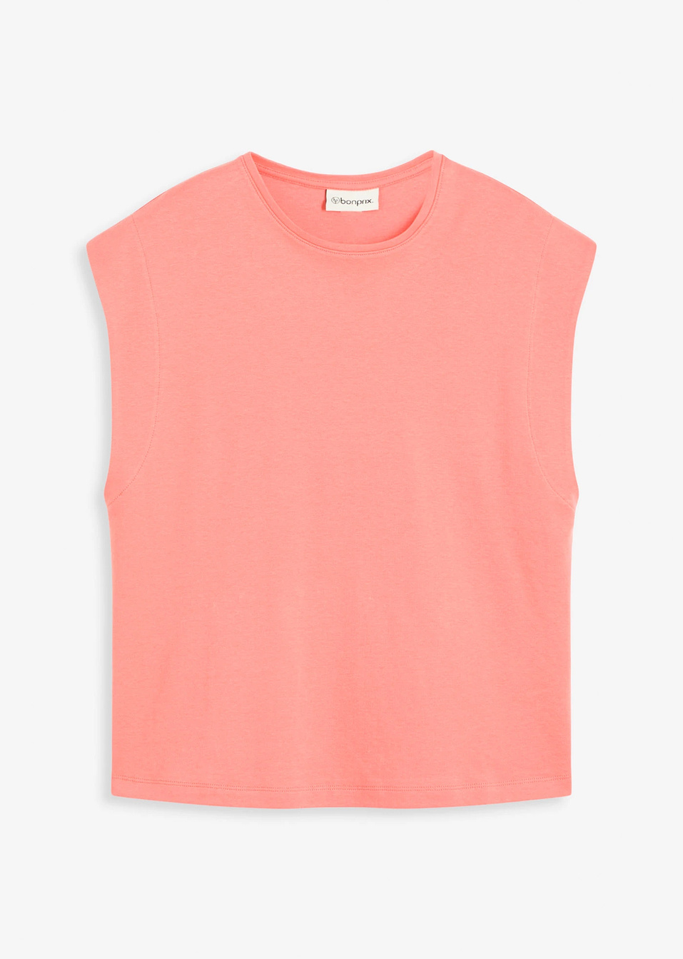 Блуза от чист био памук-Сьомга светло-bonprix