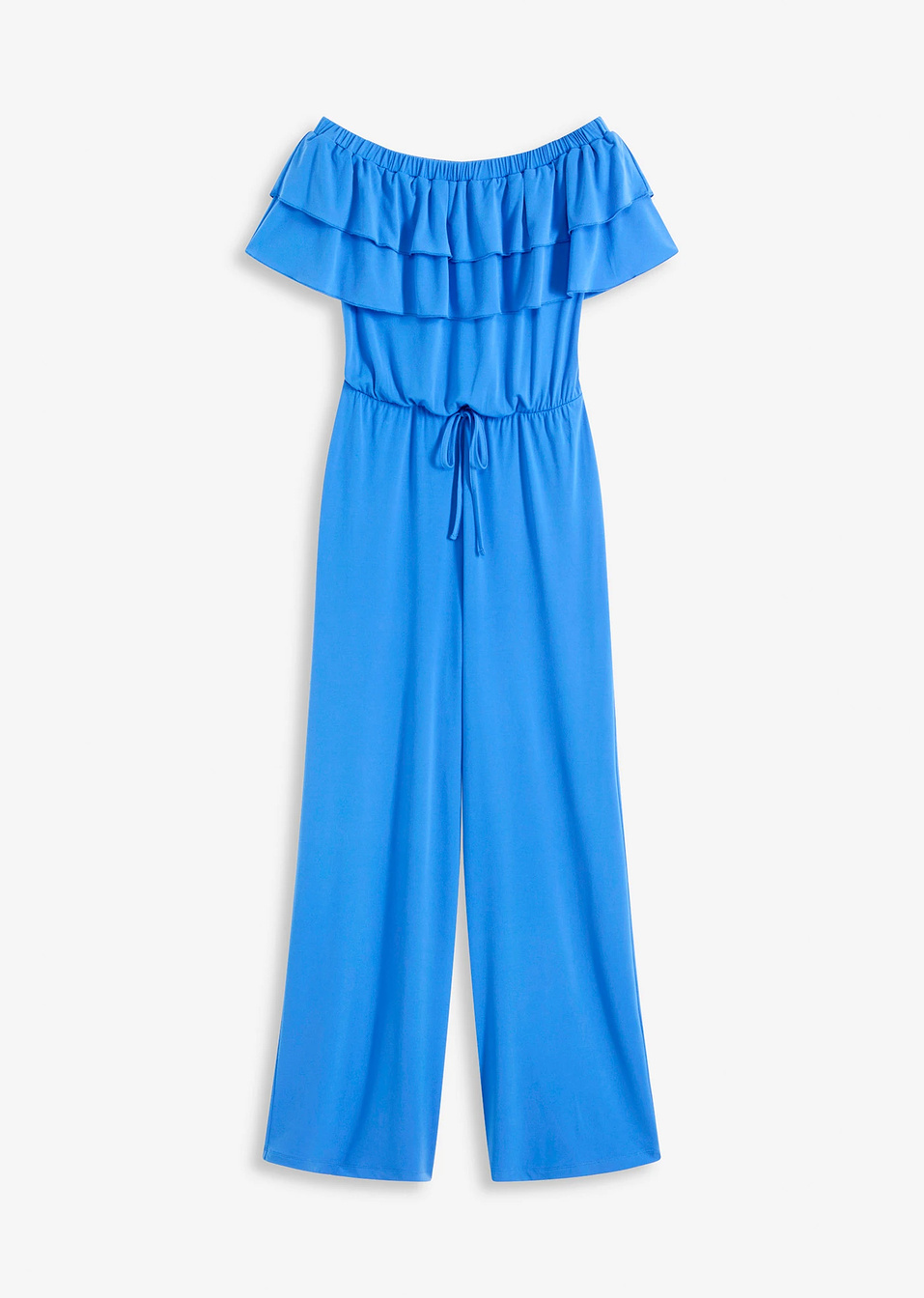 Ολόσωμη φόρμα ζέρσεϊ-Μπλε έντονο-bonprix