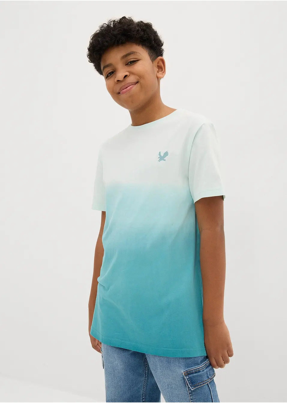 T-shirt με ντεγκραντέ μοτίβο-bonprix