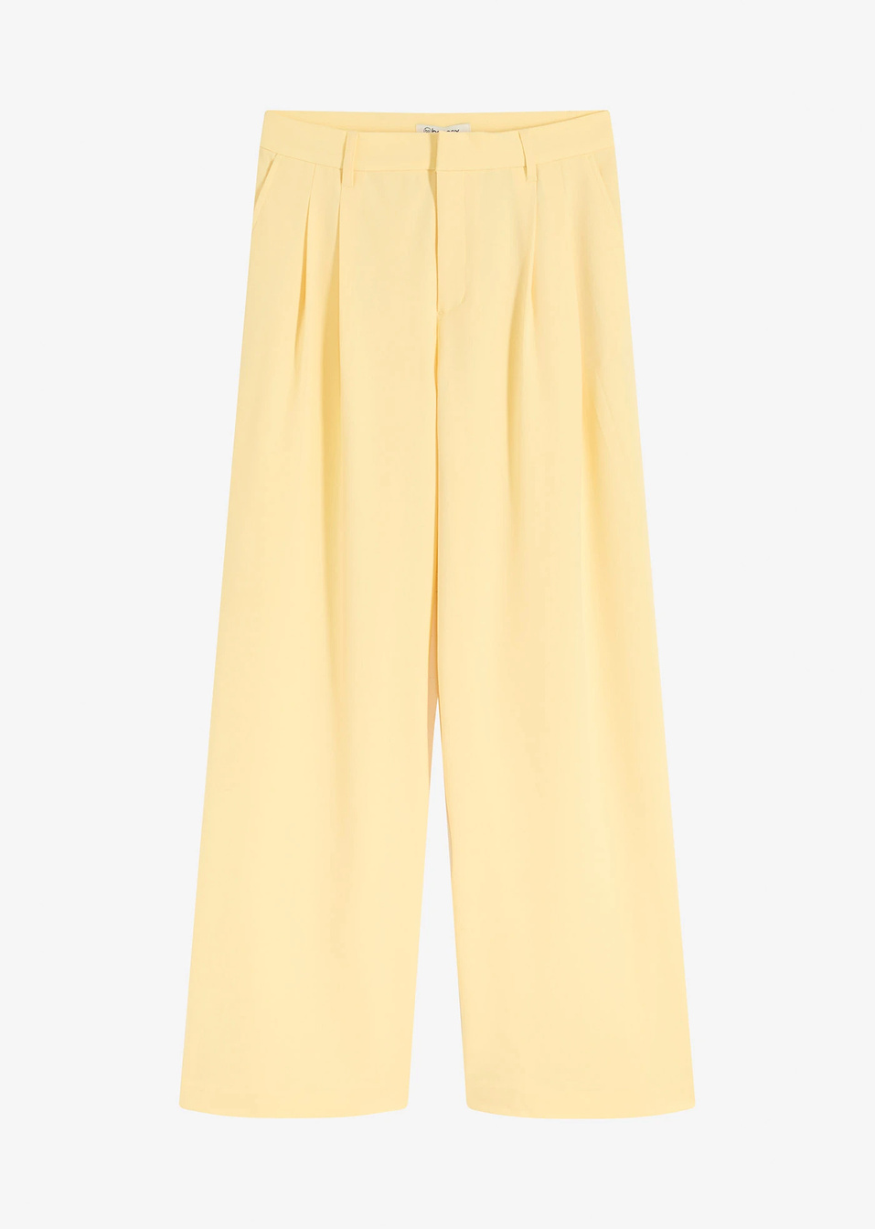 Φαρδύ παντελόνι-Κίτρινο ανοιχτό-bonprix