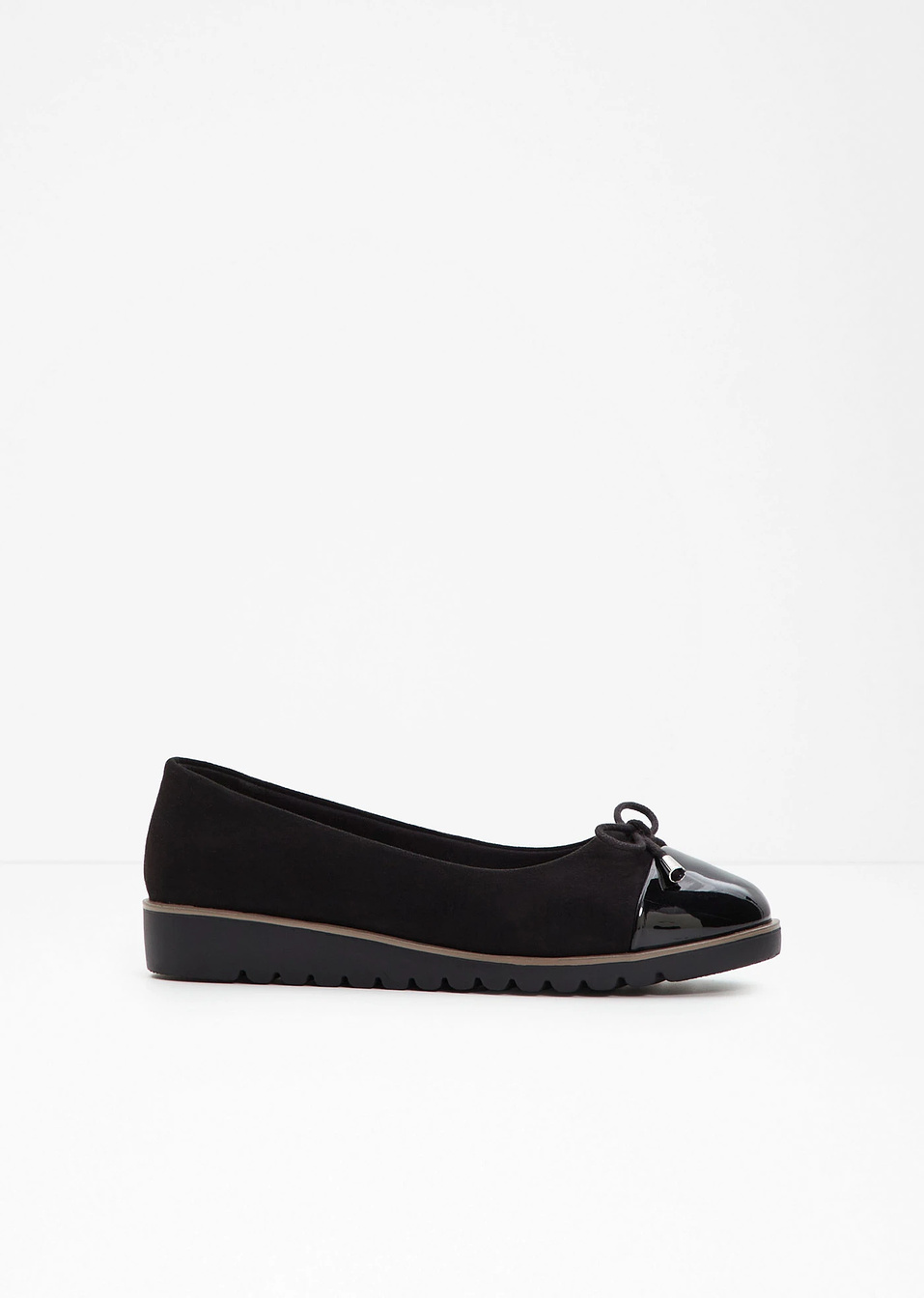 Μπαλαρίνες comfort-Μαύρο-bonprix