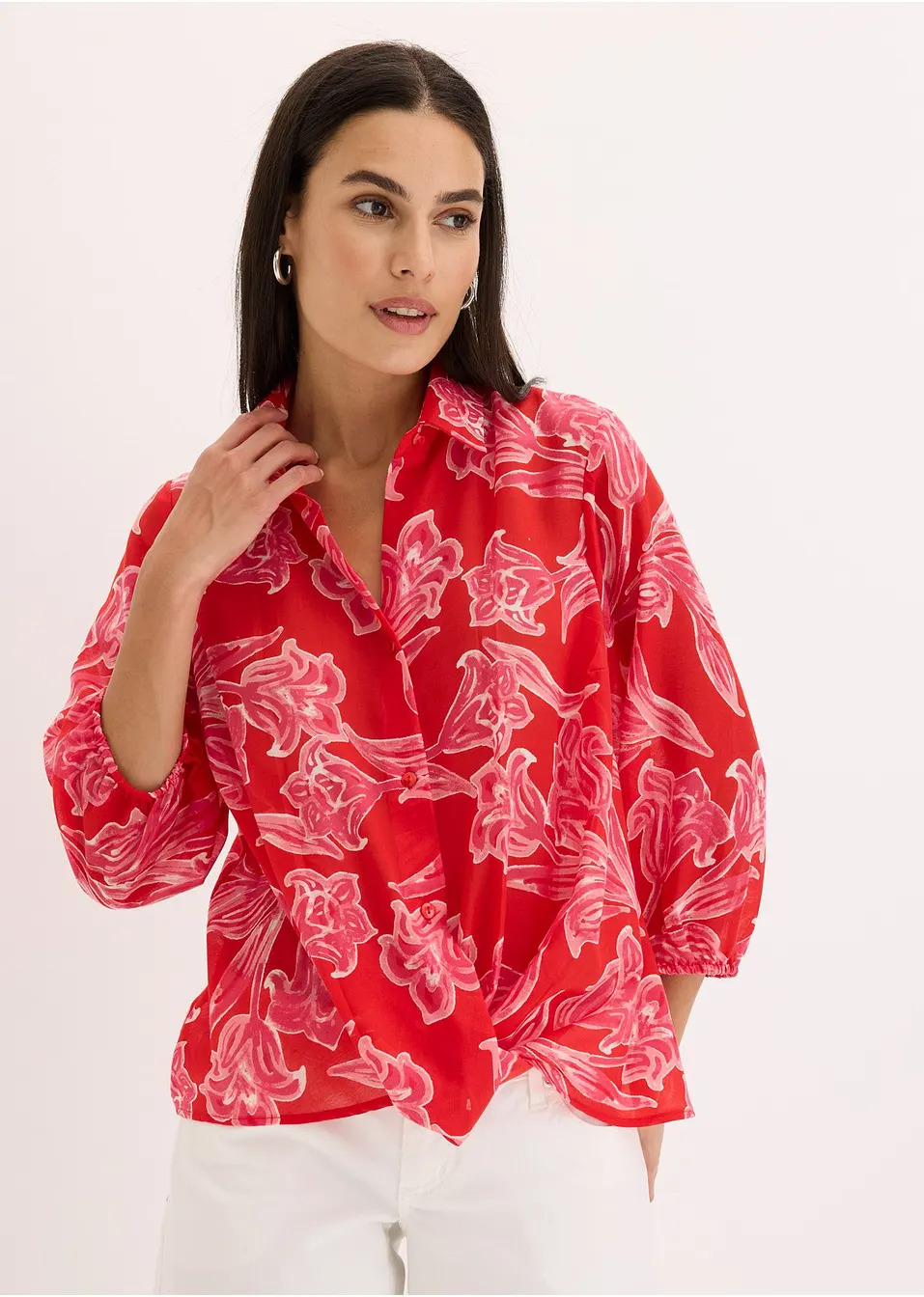 Εμπριμέ πουκαμίσα-bonprix