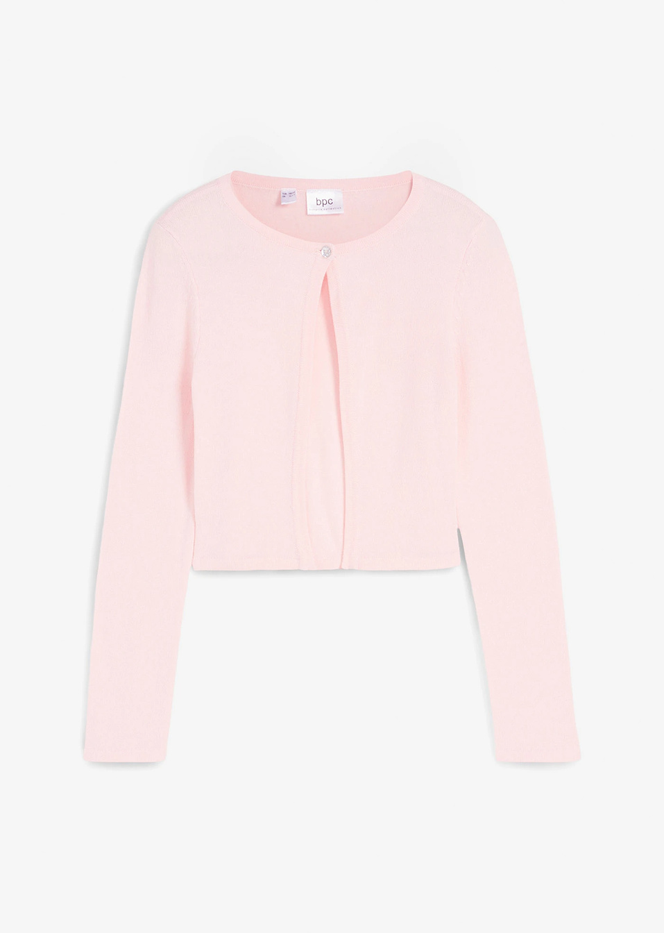 Κομψό πλεκτό μπολερό-Ροζ περλέ-bonprix