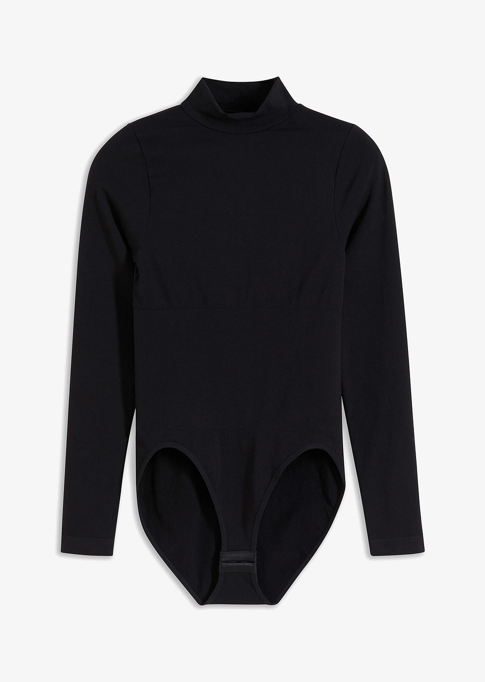 Κορμάκι χωρίς ραφές με μεσαίο αποτέλεσμα σμίλευσης-Μαύρο-bonprix