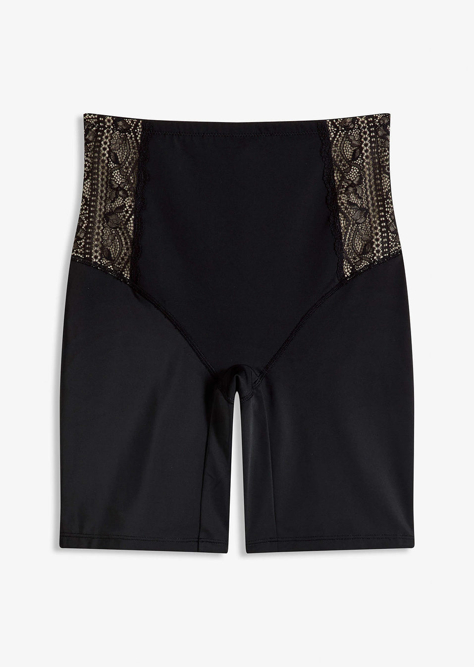 Ποδηλατική βερμούδα που σμιλεύει με μεσαίο αποτέλεσμα σύσφιγξης-Μαύρο-bonprix