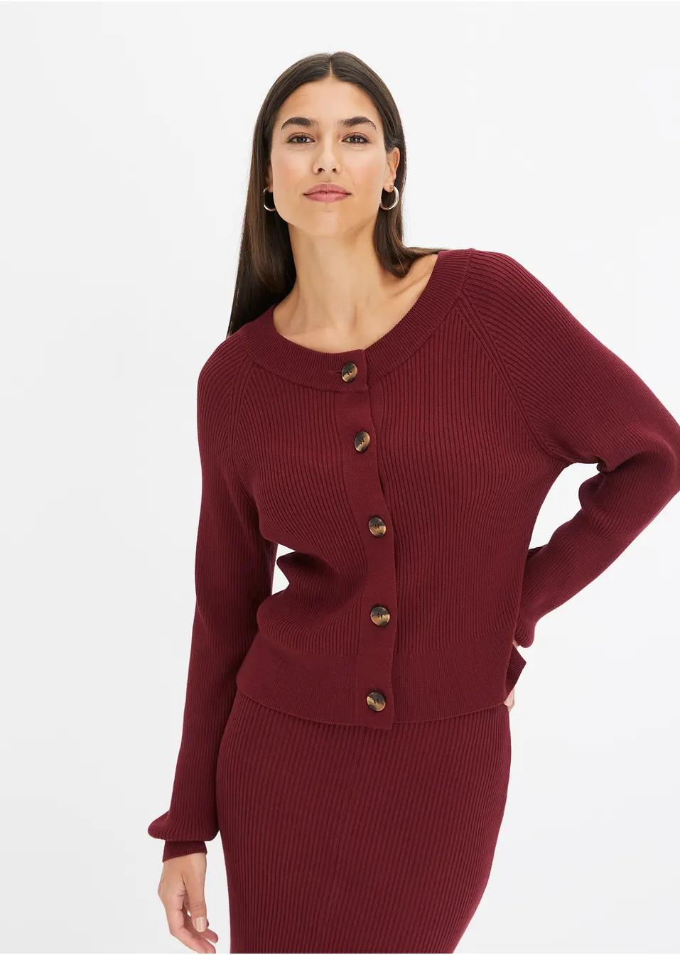 Ζακέτα ριμπ-bonprix