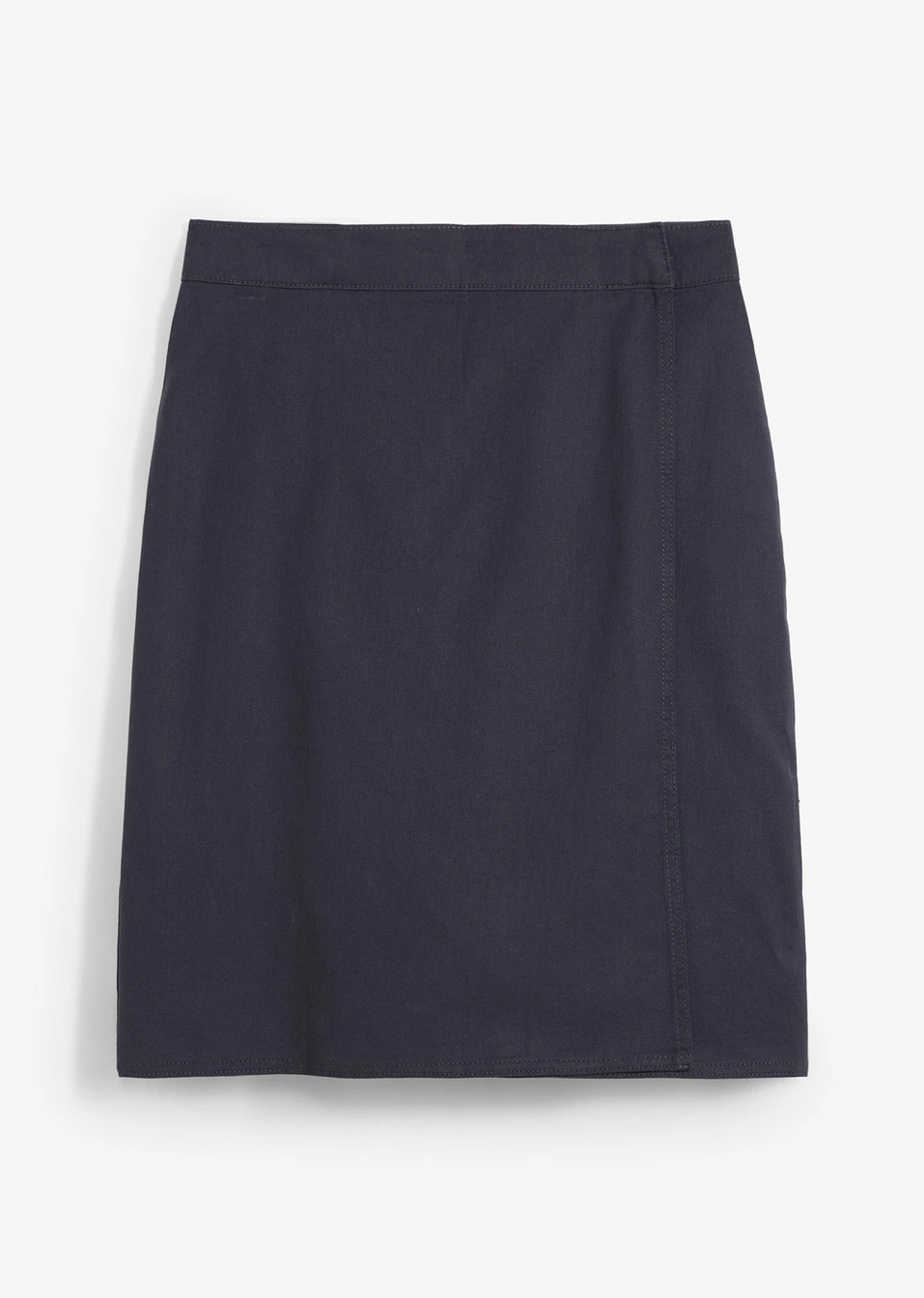 Μίνι φούστα από twill-Μπλε της νύχτας-bonprix