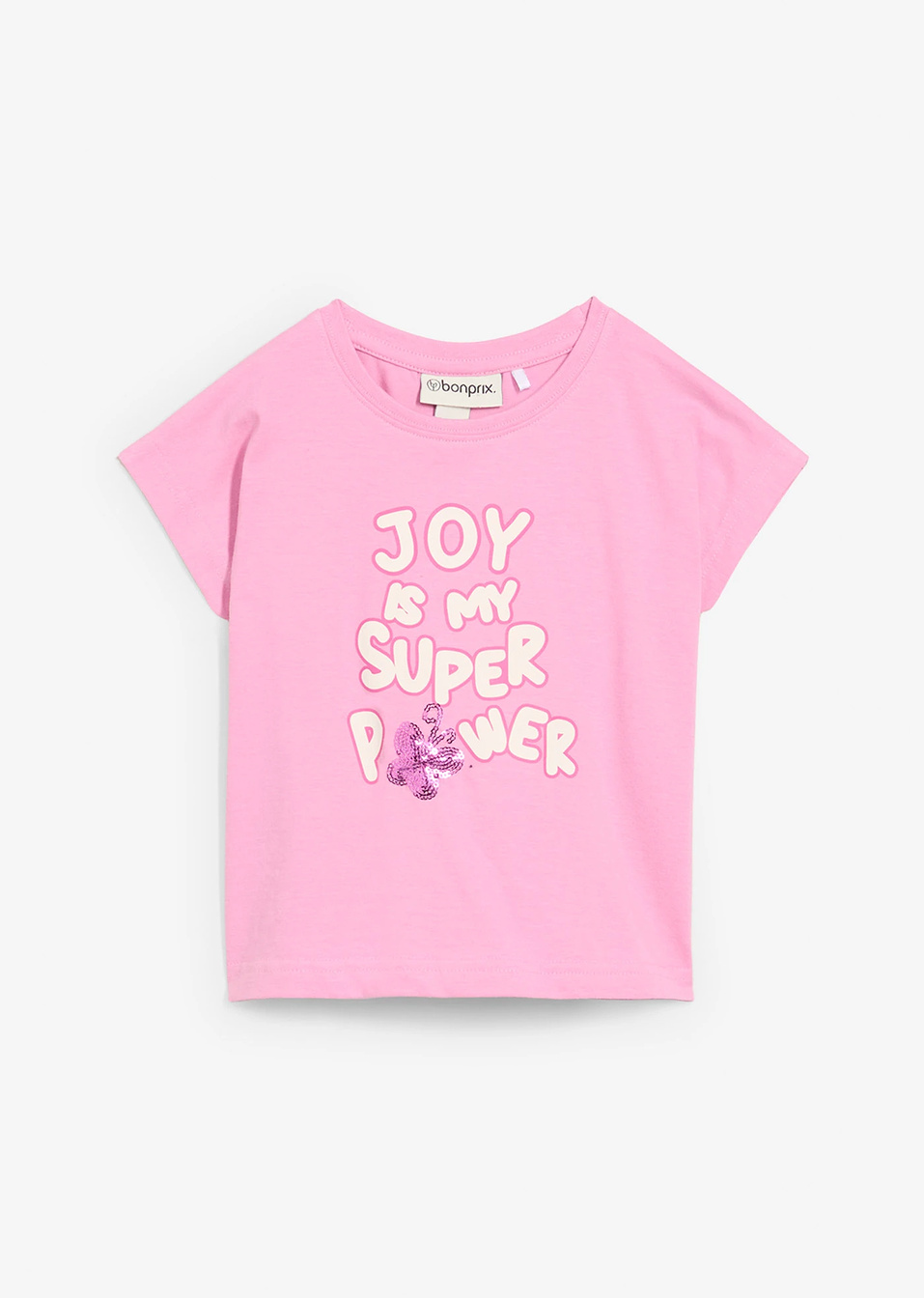 T-shirt από καθαρό βιολογικό βαμβάκι-Μωβ ανοιχτό-bonprix