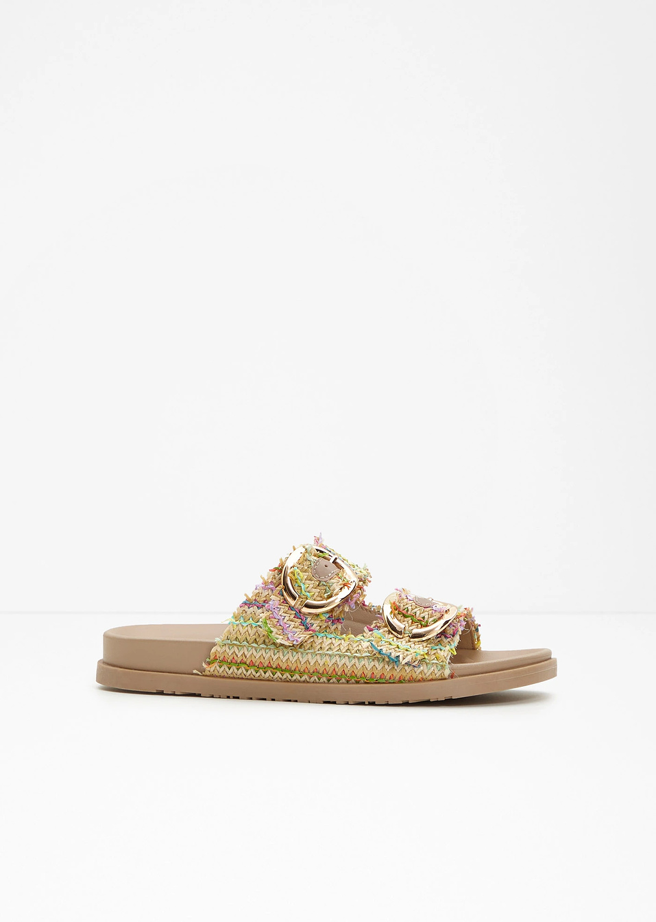 Παντόφλες-Εκρού/Χρυσαφί-bonprix