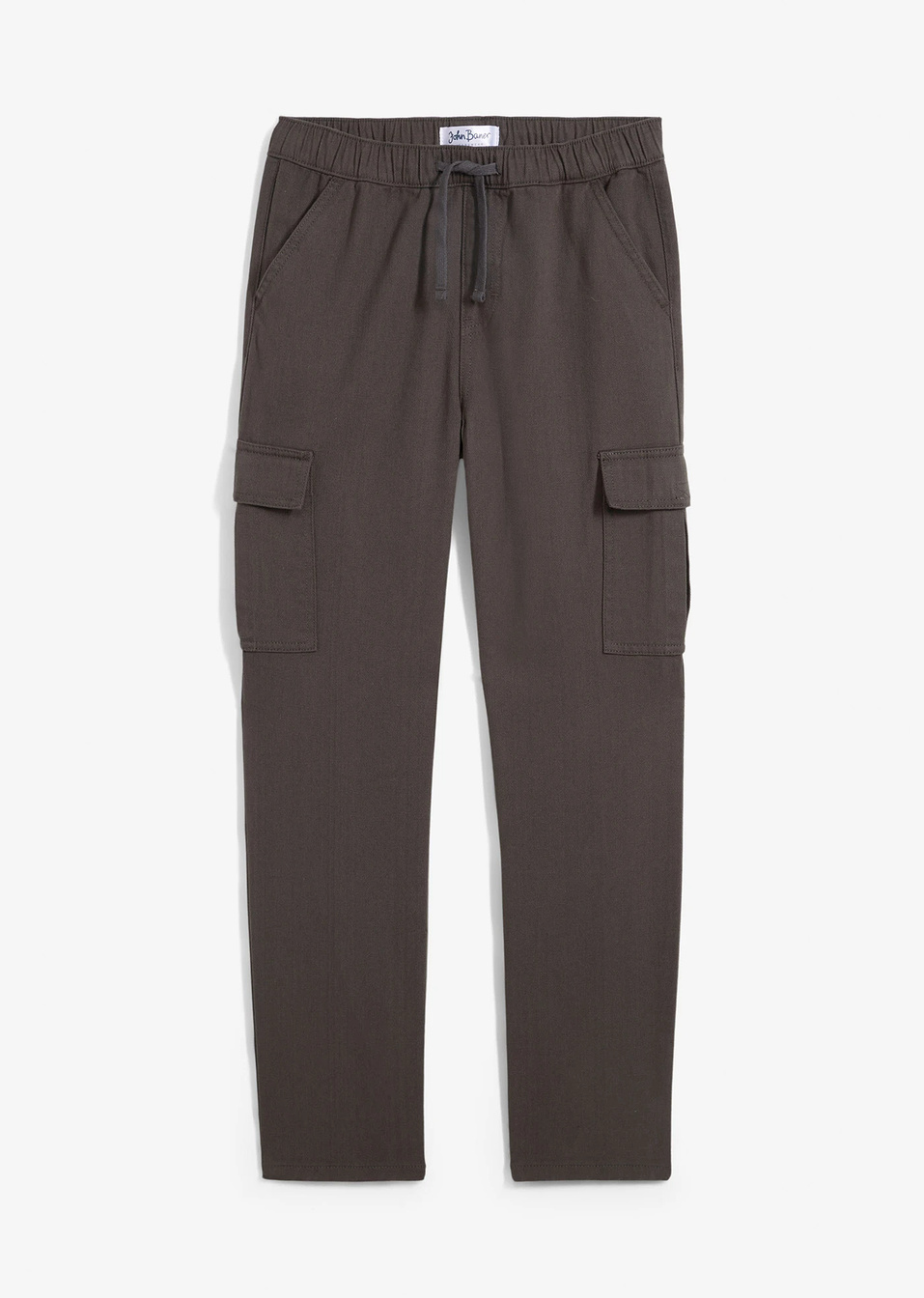 Παντελόνι cargo wide leg, loose fit-Ανθρακί-bonprix