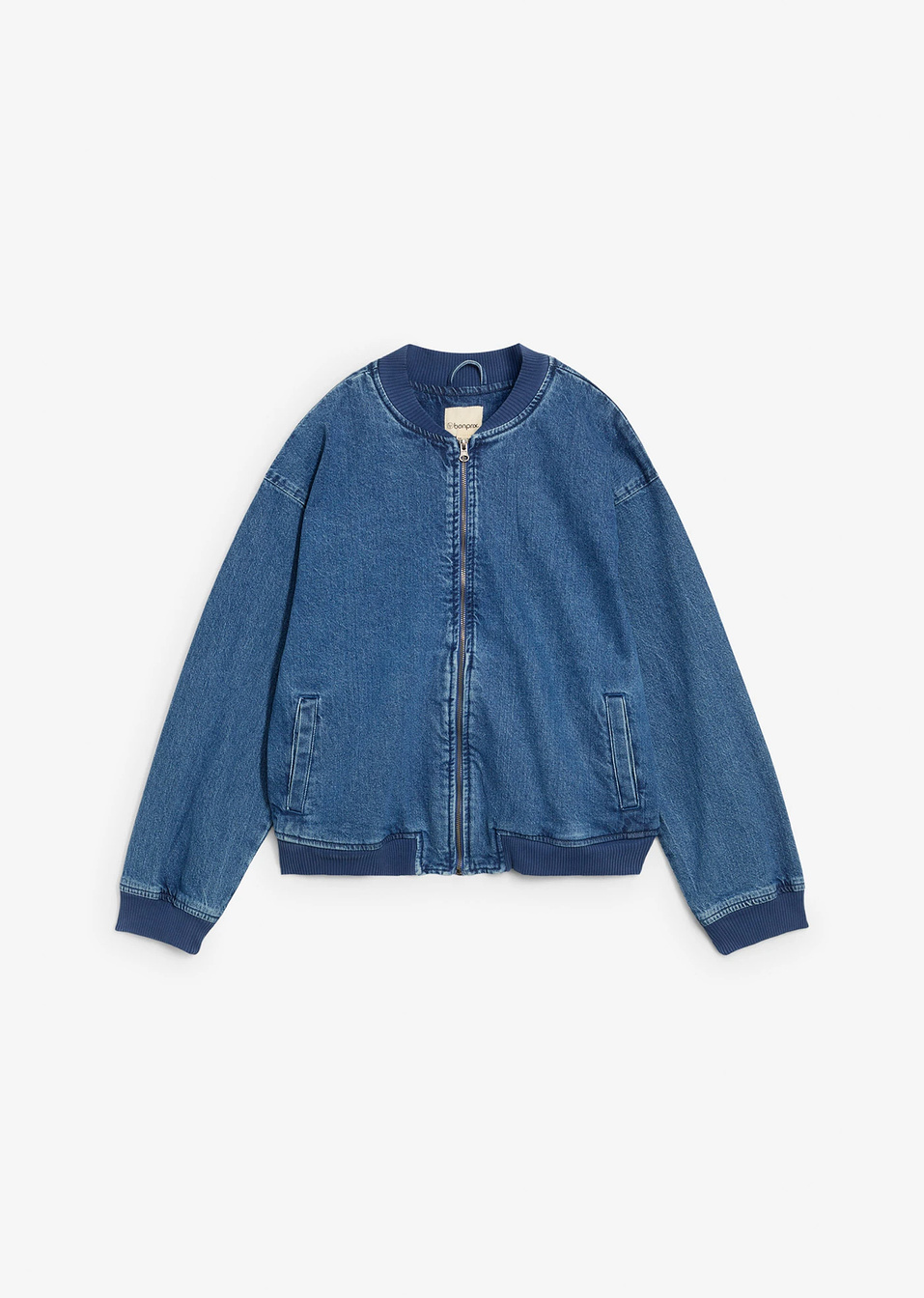 Τζιν bomber-Μπλε denim used-bonprix