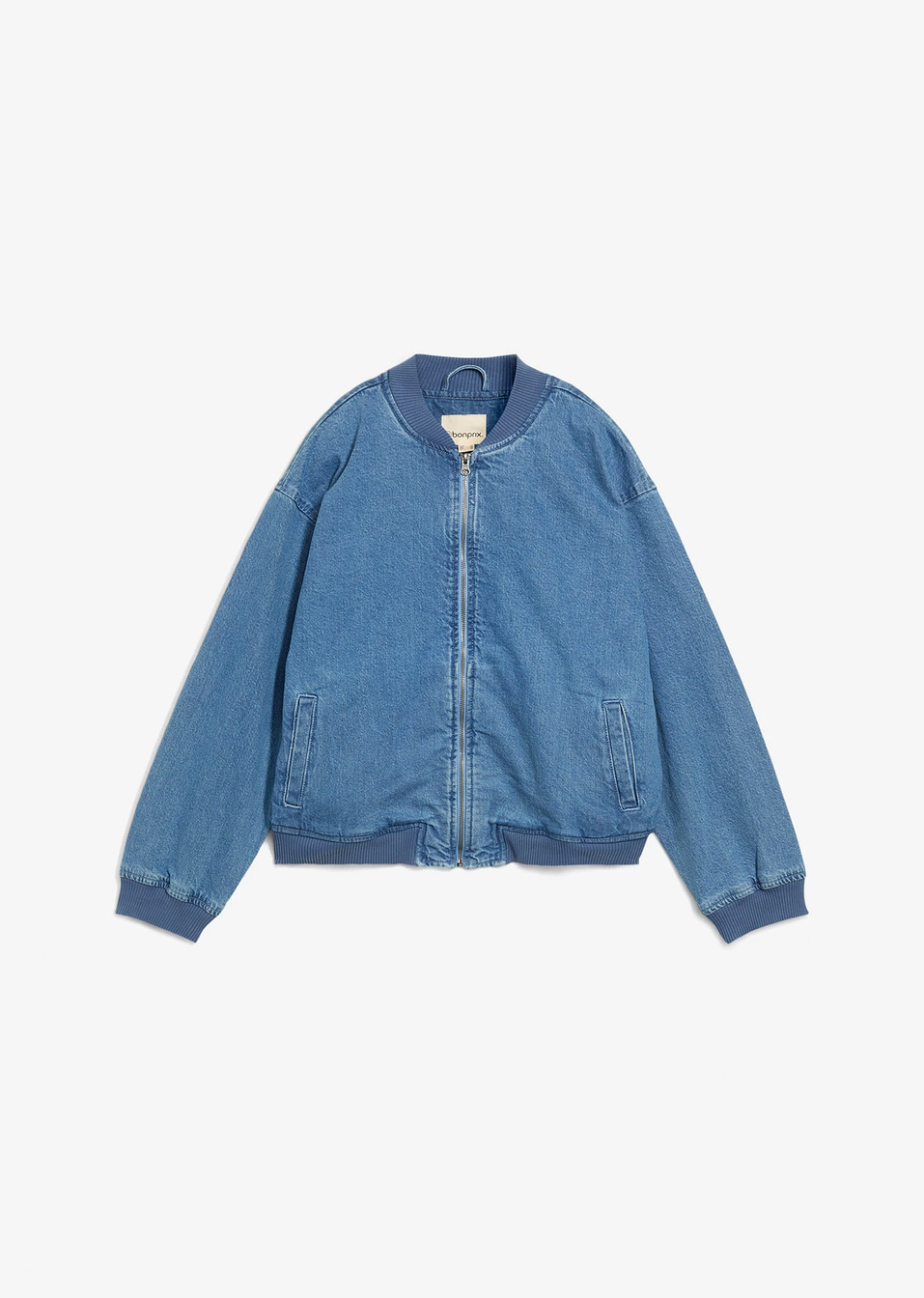 Τζιν bomber-Γαλάζιο denim used-bonprix