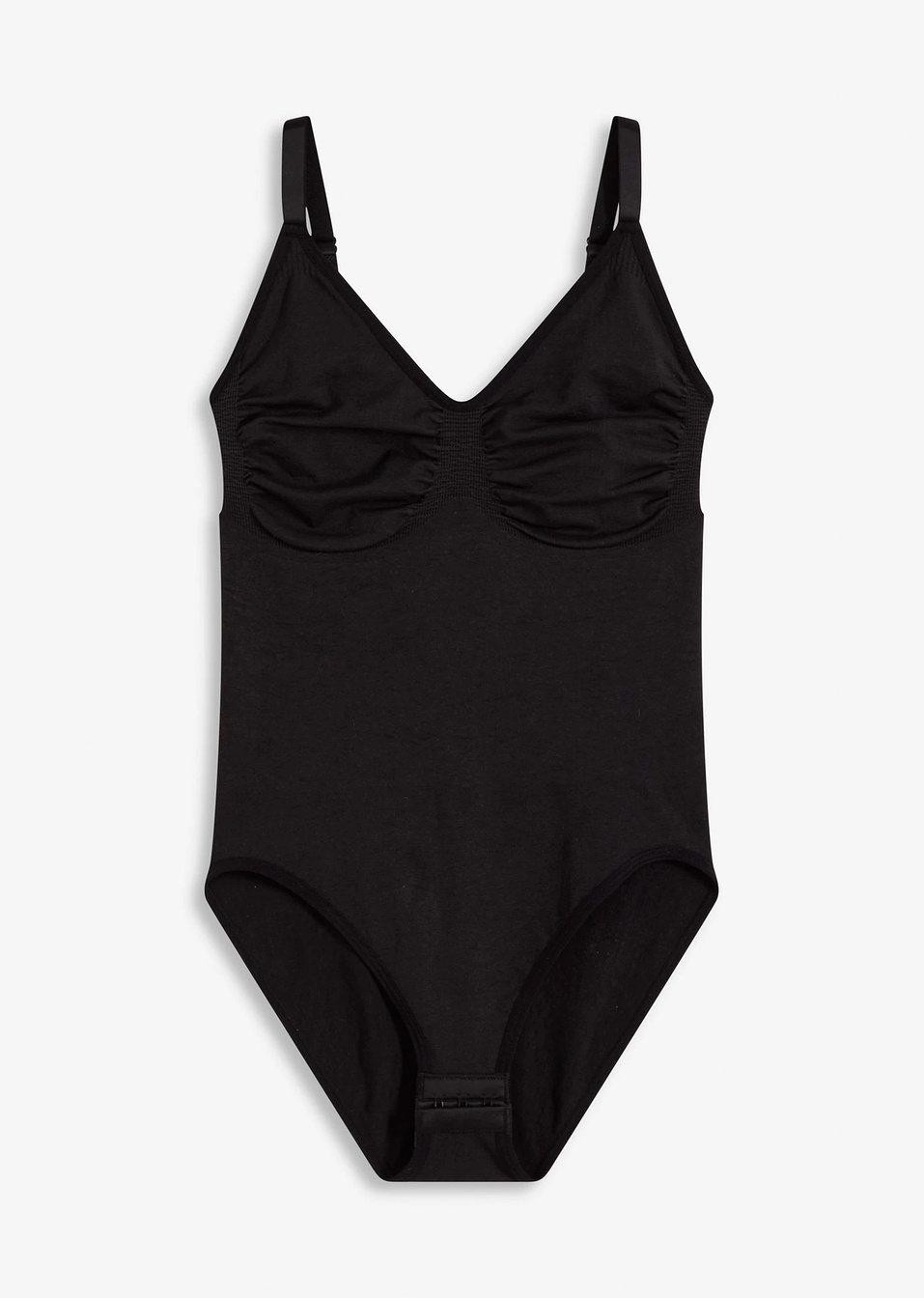 Безшевно боди със силен оформящ ефект-Черно-bonprix