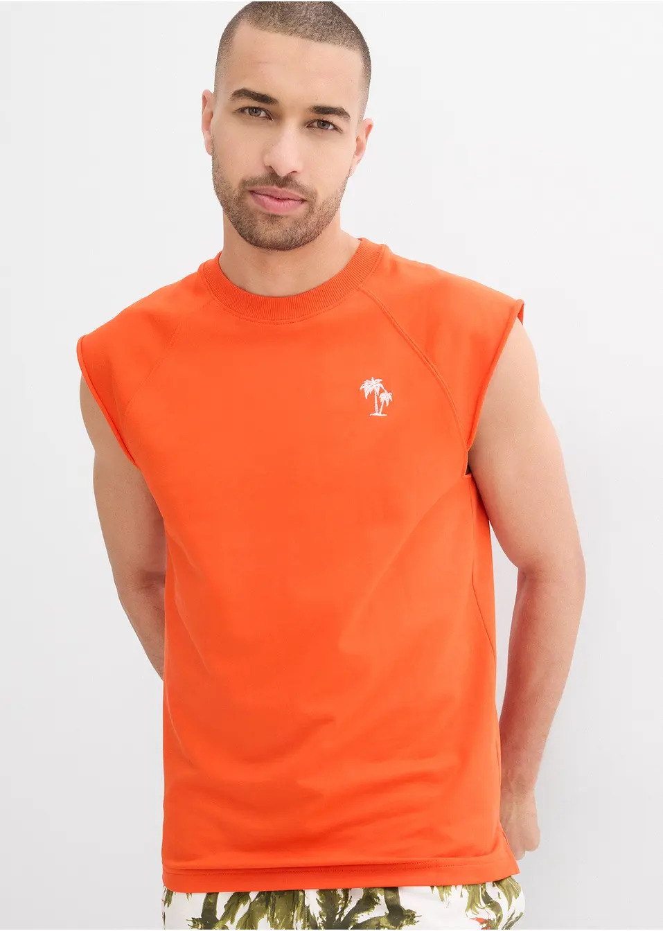 Αμάνικο φούτερ από καθαρό βαμβάκι-bonprix