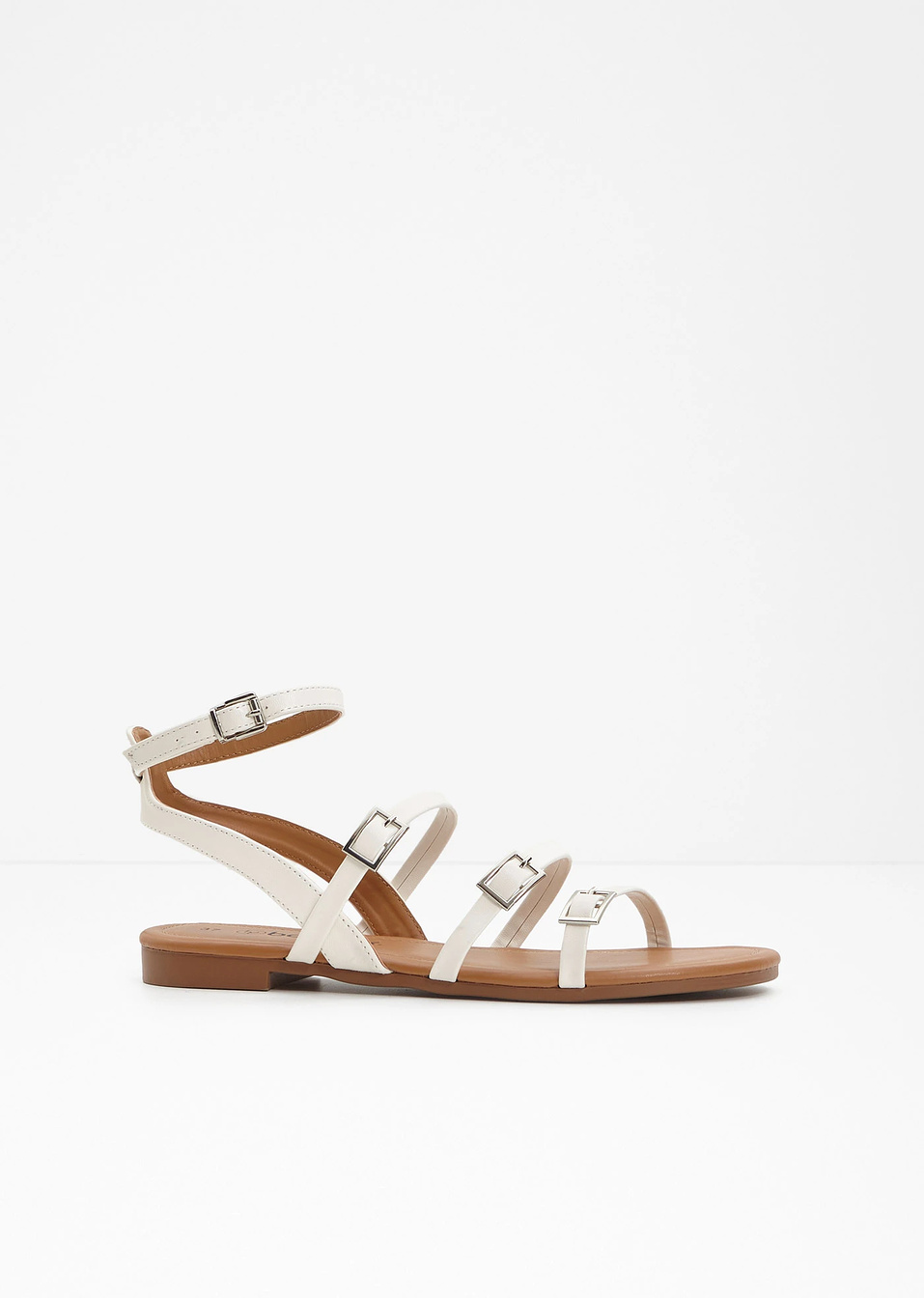 Πέδιλα-Λευκό κρεμ-bonprix