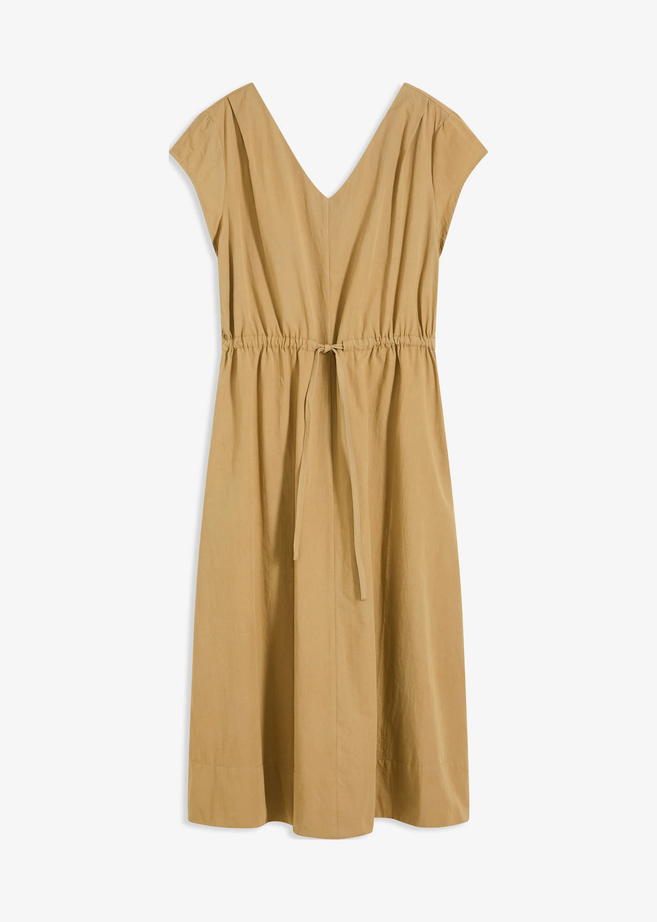 Φόρεμα από βαμβακερή ποπλίνα-Πράσινο λαδί ανοιχτό-bonprix