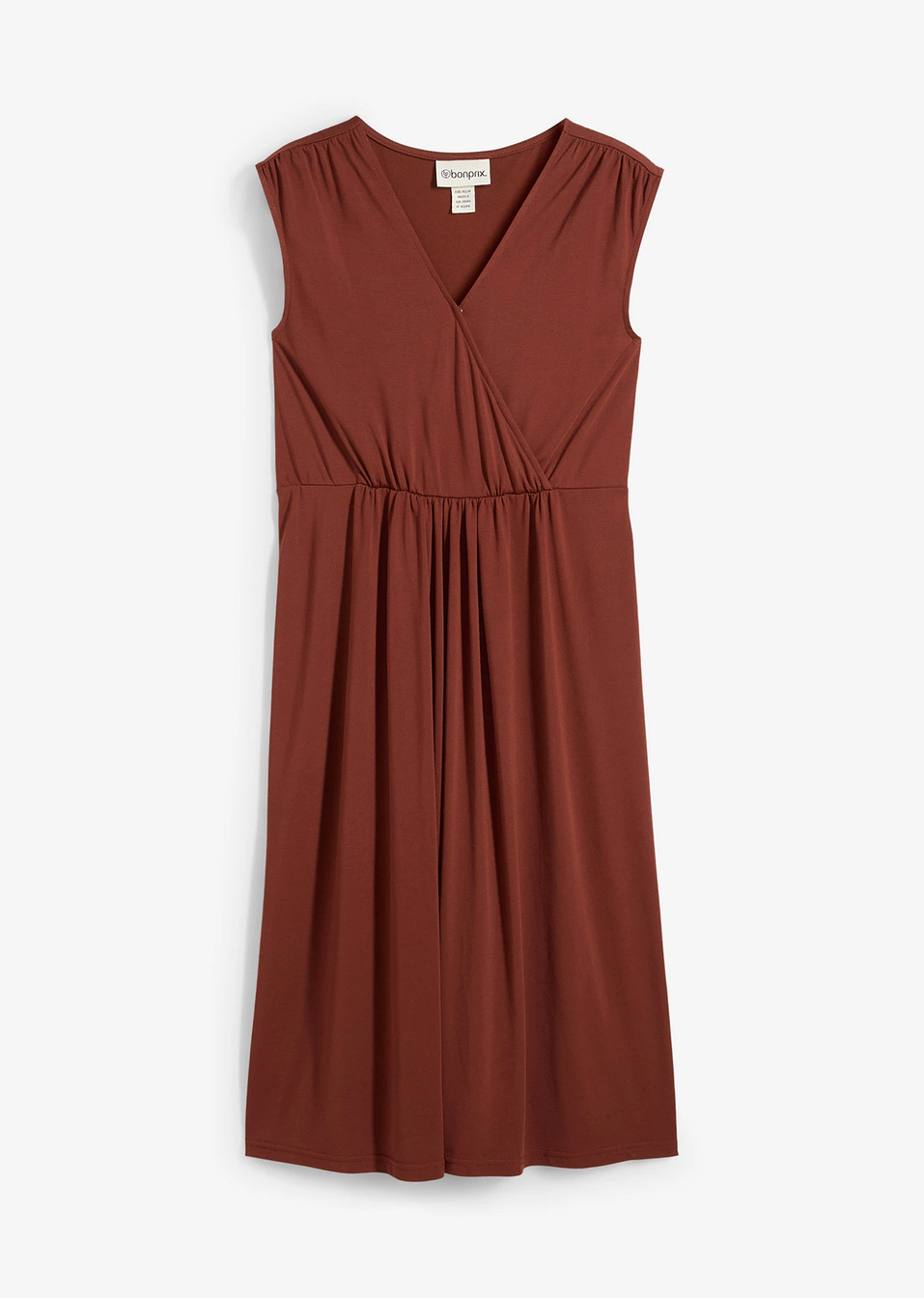 Φόρεμα εγκυμοσύνης και θηλασμού 2-σε-1-Καφέ του μαονιού-bonprix