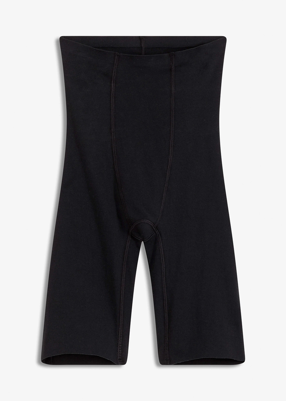 Αόρατη βαμβακερή βερμούδα με ελαφρύ αποτέλεσμα σμίλευσης-Μαύρο-bonprix