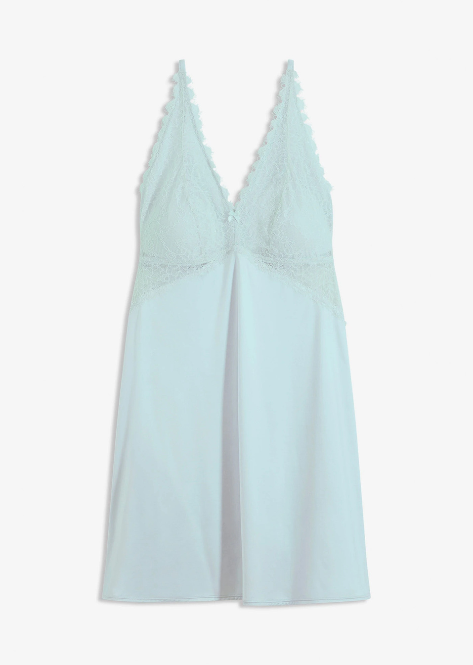 Комбинезон от лъскава материя-Светла мента-bonprix